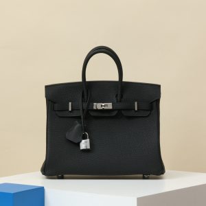 【In Stock】BIRKIN25  CK89 Black and  Togo Leather PHW
