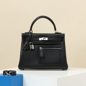 【 Special Order 】 Kelly25   CK89 Black/Swift Leather/PHW