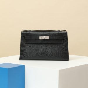 【 Special Order 】 KellyMini1  CK89 Black/PHW/lizard skin (press one stick)