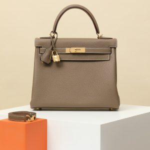 【 Special Order 】 Kelly28  CK18 Elephant Grey/Togo Leather/PHG