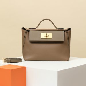 【 Special Order 】Kelly2424MINI   OM Weimar Dog/CK18 Elephant Grey/Evercolor/Swift Leather/PHG