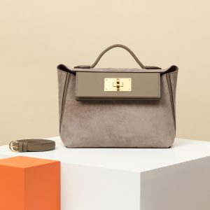 【 Special Order 】Kelly2424MINI    CK18 Elephant Grey/Swift/Suede/PHG