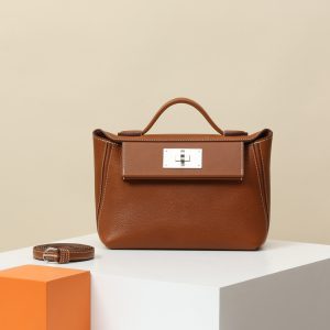 【 Special Order 】Kelly2424MINI    CK37 Golden Brown/Fu Bao/Saddle Leather/PHW