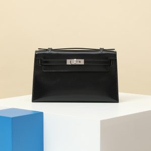 【 Special Order 】 KellyMini1 CK89 black/glossy Box leather/PHW