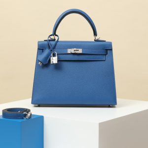 【 Special Order 】 Kelly25   71 French Blue/ Epsom Leather/PHW