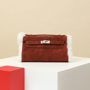 【 Special Order 】 KellyMini1  4E Maple Leaf Brown/Suede/Lamb Hair/PHW