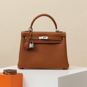 【 Special Order 】 Kelly25 CK37 Gold Brown/Fubao Leather/PHW