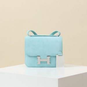 【 Special Order 】Constance19   3P macaron blue/suede/PHW