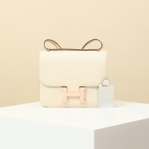 【 Special Order 】Constance19  I2 Cream White/Sheepskin/Rose Gold Buckle