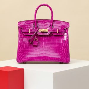 【special order】 BIRKIN25  J5 Tianfang Yetan Purple/Bright Faced Nile Crocodile/PHG (press two points)