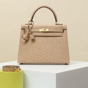 【 Special Order 】 Kelly25  OM Milk Tea Color/Ostrich Skin/PHG