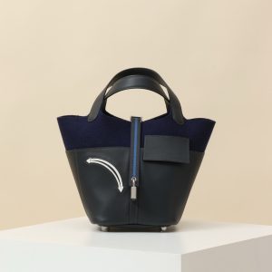 【 Special Order 】Picotin18    2Z Midnight Blue/Swift Leather/Felt/PHW