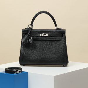 【 Special Order 】 Kelly25  CK89 Black/Lizard Skin/PHW (Press One Shot)