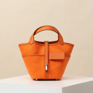 【 Special Order 】Picotin18   CK93 Classic Orange/Canvas/Swift Leather/PHW