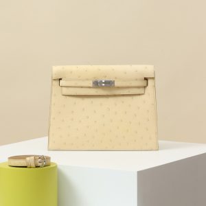 【 Special Order 】KellyDanse I8 Milton Yellow/Ostrich Skin/PHW