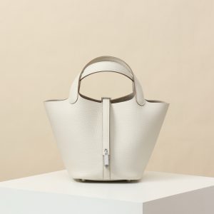 【 Special Order 】Picotin18   M4 Milk Grey/TC Leather/PHW