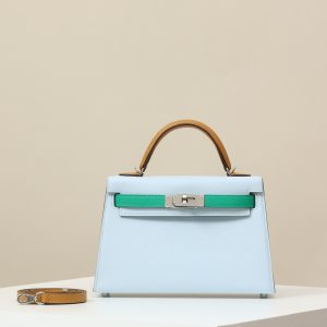 【 Special Order 】 KellyMini2  TO Mist Blue/2S Sesame/06 Emperor Green/Epsom Leather/PHW