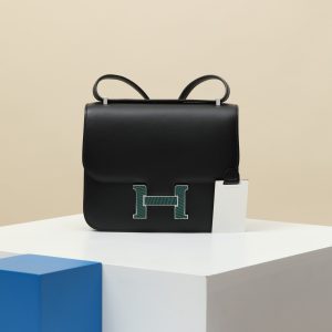 【 Special Order 】Constance19  CK89 Black/U4 Velvet Green/Lizard Buckle/Mist Box Leather (Press One Shot)