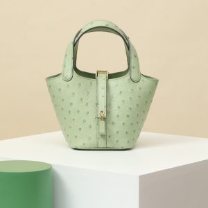 【 Special Order 】Picotin14   3I avocado green/ostrich skin/PHG