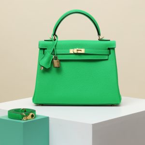 【 Special Order 】 Kelly25  1K bamboo green/Togo leather/PHG