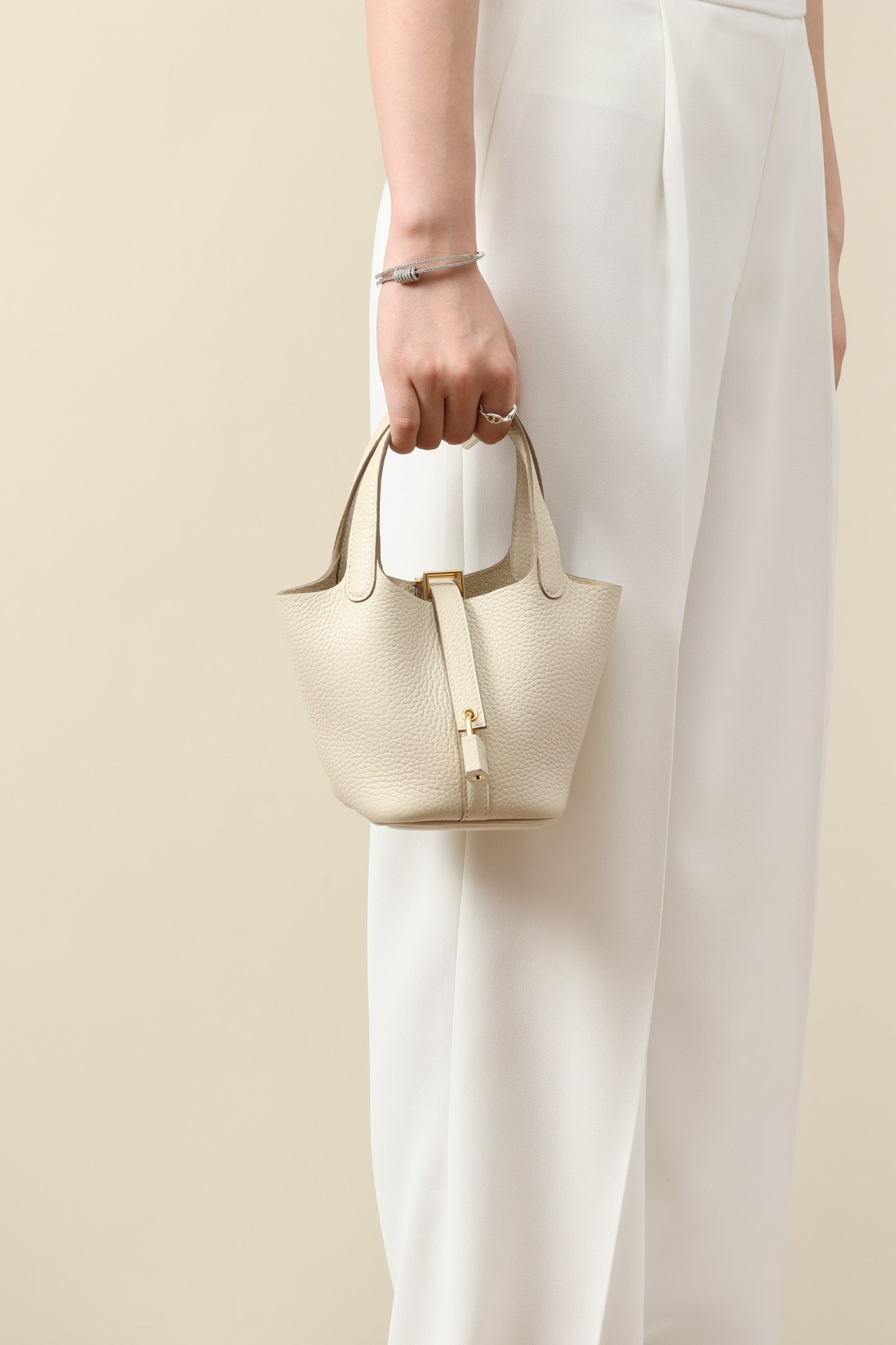 【 Special Order 】Picotin14 CC10 Milkshake White/TC Leather/PHG - 图片 10