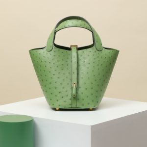 【 Special Order 】Picotin18   3I avocado green/ostrich skin/PHW