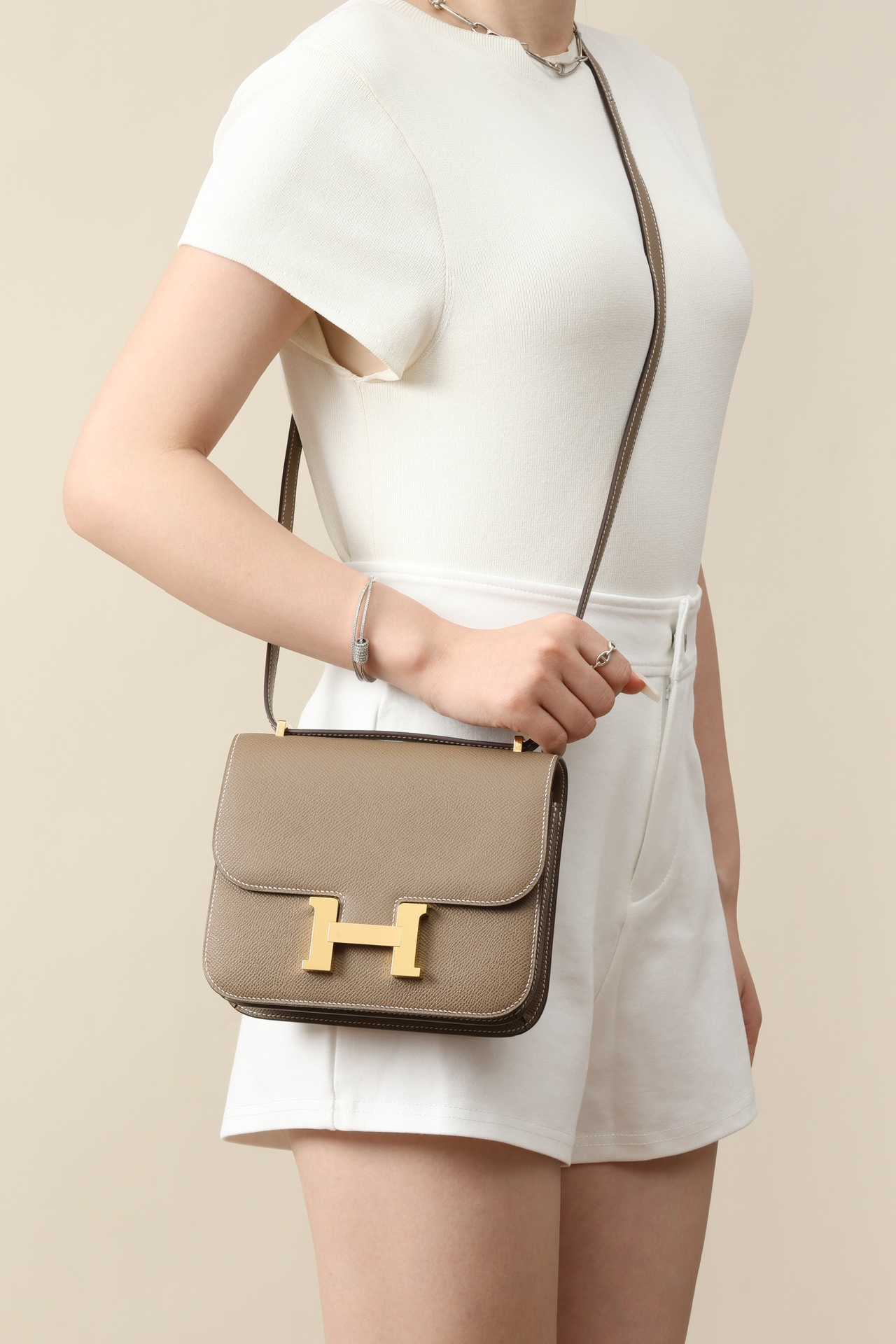 【 Special Order 】Constance19 CK18 Elephant Grey/Epsom leather/PHG - 图片 9