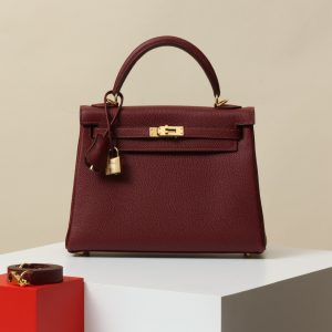 【 Special Order 】 Kelly25  57 Wine Red/Togo leather/PHG