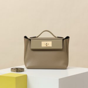 【 Special Order 】Kelly2424MINI   8Q Marfa Mi/H0 Haze Grey/Epoxy/Swift Leather/PHG