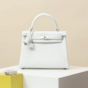 【 Special Order 】 Kelly25   01 Pure White/Swift Leather/PHW