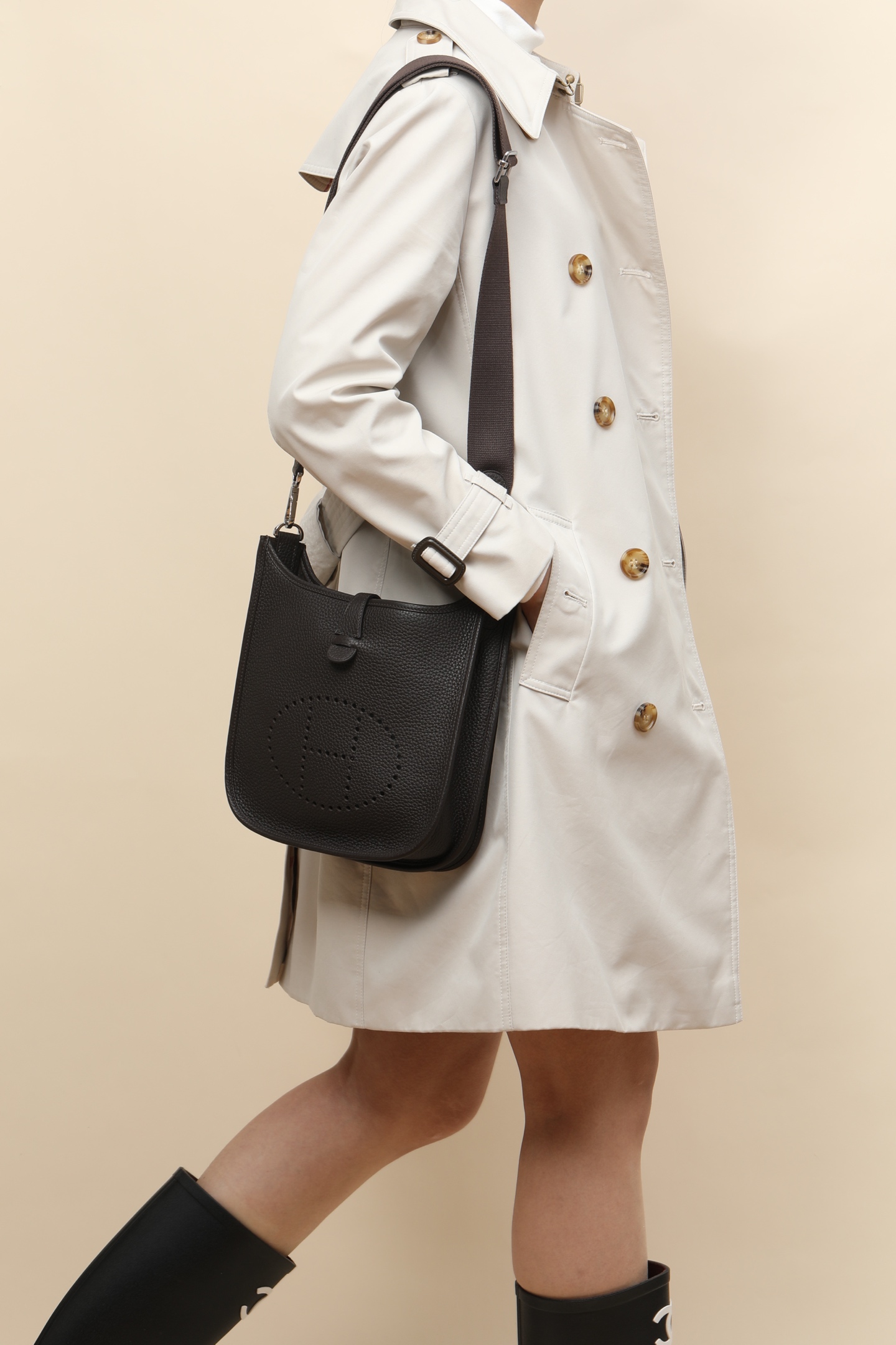 【 Special Order 】Evelyn23 46 ebony/TC leather/PHW - 图片 9