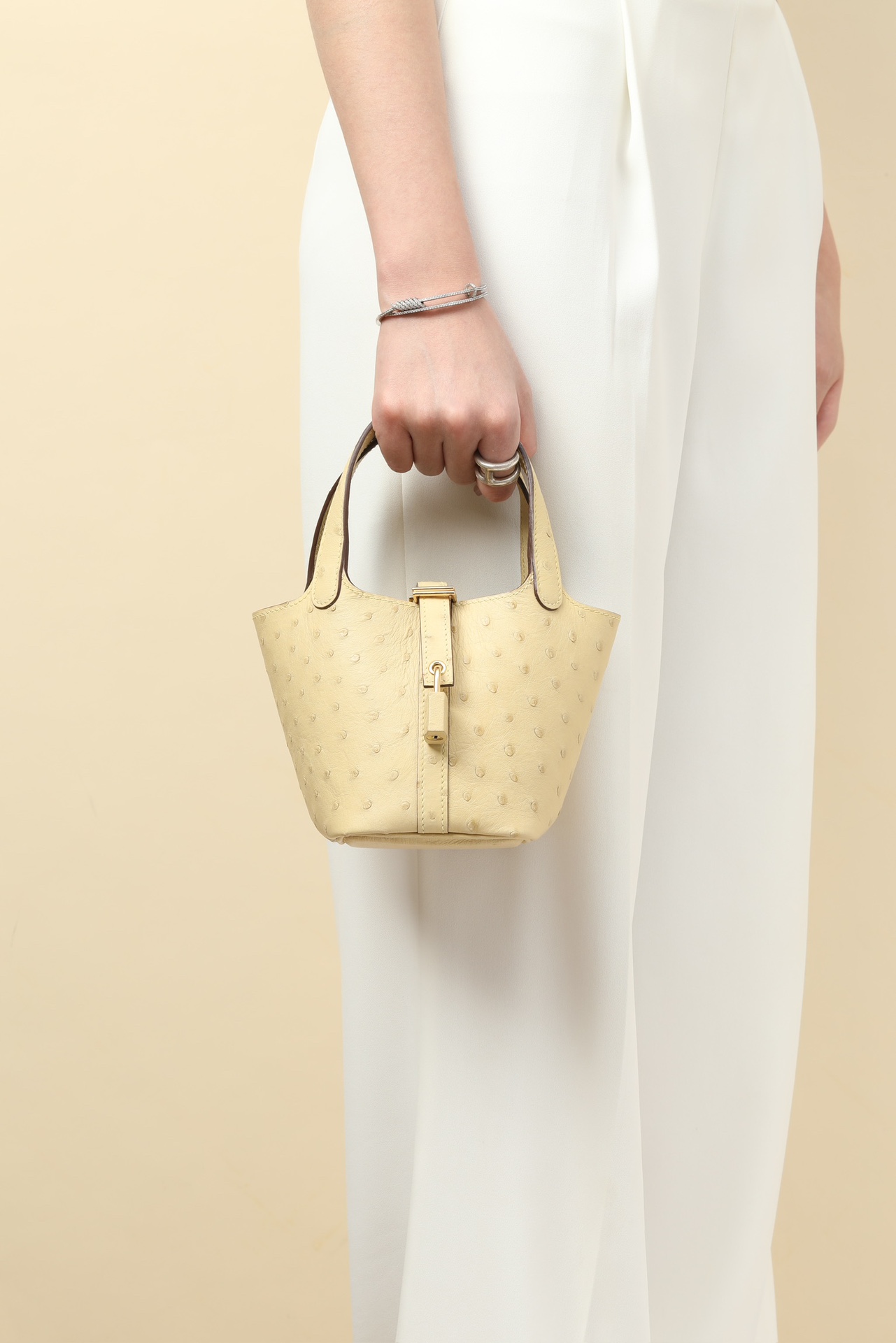 【 Special Order 】Picotin14 Y1 Fragrant Grass/Ostrich Skin/PHG - 图片 9