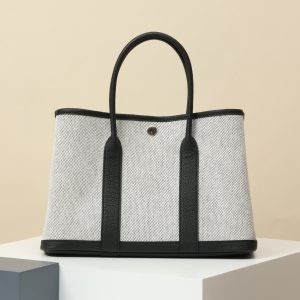 【 Special Order 】Garden30        CK89 black/black weaving/Negonda leather/canvas/PHW