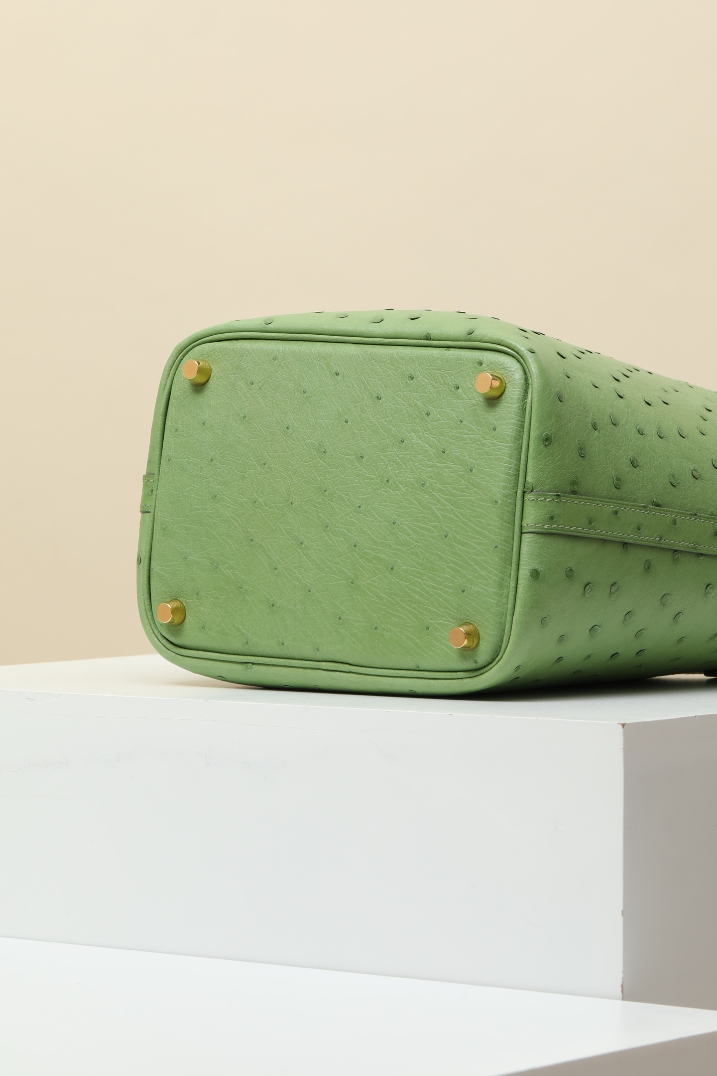 【 Special Order 】Picotin18 3I avocado green/ostrich skin/PHW - 图片 8