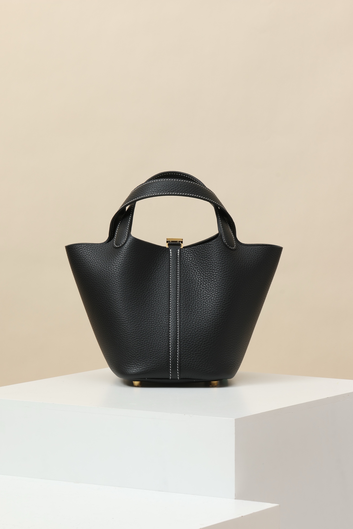 【 Special Order 】Picotin18 CK89 Black/TC Leather/PHG - 图片 4