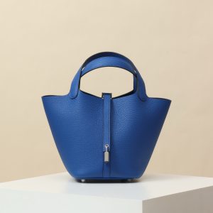 【 Special Order 】Picotin18   I7 Glass Blue/TC Leather/PHW