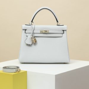 【 Special Order 】 Kelly25  N4 Platinum Grey/Togo Leather/Light Gold Buckle