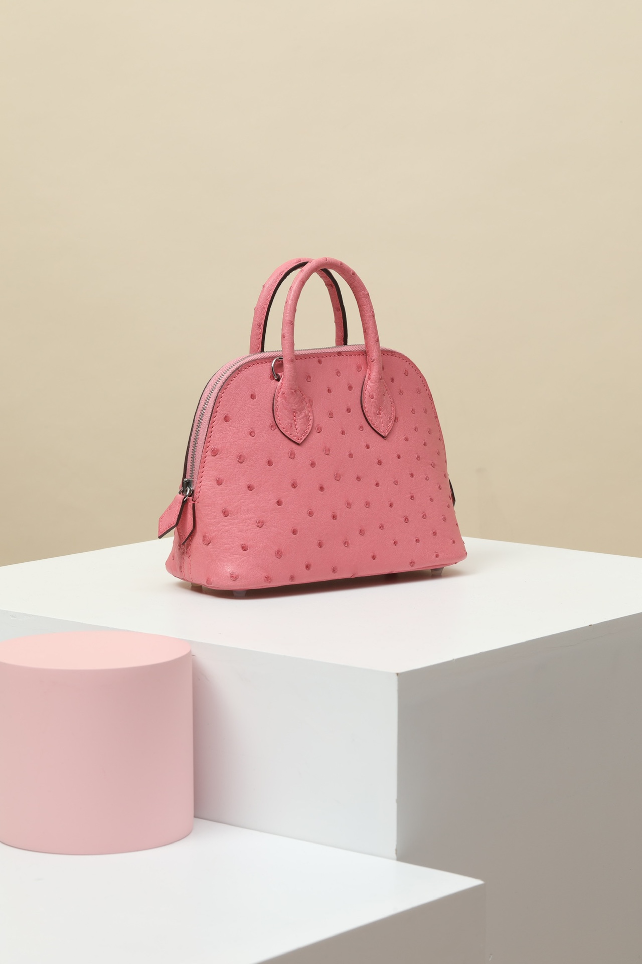 【 Special Order 】Bolide18 L4 Bubble Powder/Ostrich Skin/PHW - 图片 3