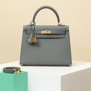 【 Special Order 】 Kelly25   63 Almond Green/ Epsom Leather/PHG