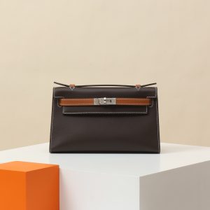 【 Special Order 】 KellyMini1  46 ebony/CK37 gold brown/Swift leather/PHW