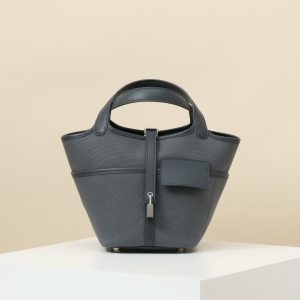 【 Special Order 】Picotin18   85 slate gray/Swift leather/canvas/PHW