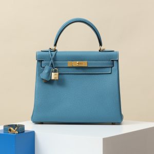 【 Special Order 】 Kelly28 D2 New Cowboy Blue//Togo Leather/PHG