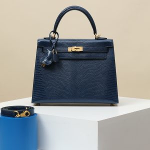 【 Special Order 】 Kelly25  73gemstone blue/Lizard Skin/PHG (Press One Shot)