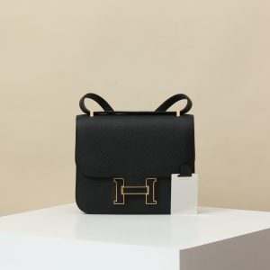 【 Special Order 】Constance19    CK89 Black/Epsom Leather/Enamel Buckle