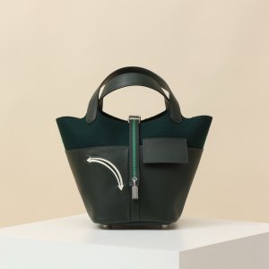 【 Special Order 】Picotin18     67 emerald/Swift leather/felt/PHW