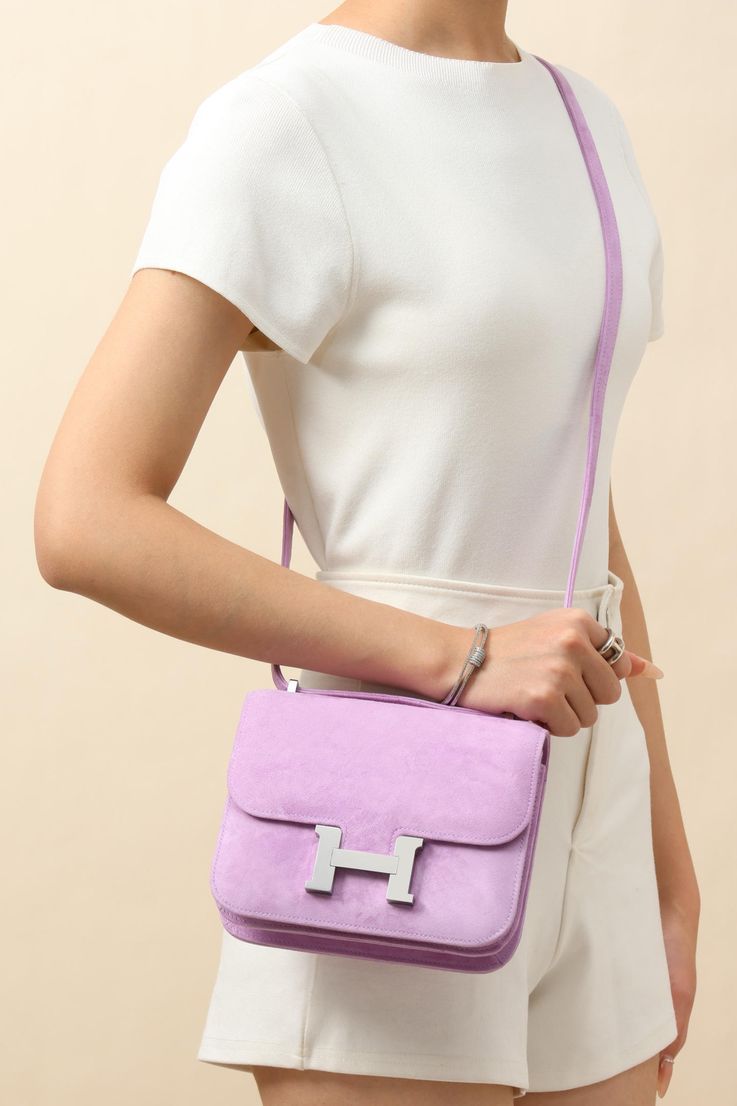 【 Special Order 】Constance19 Warm Purple/suede/PHW - 图片 10