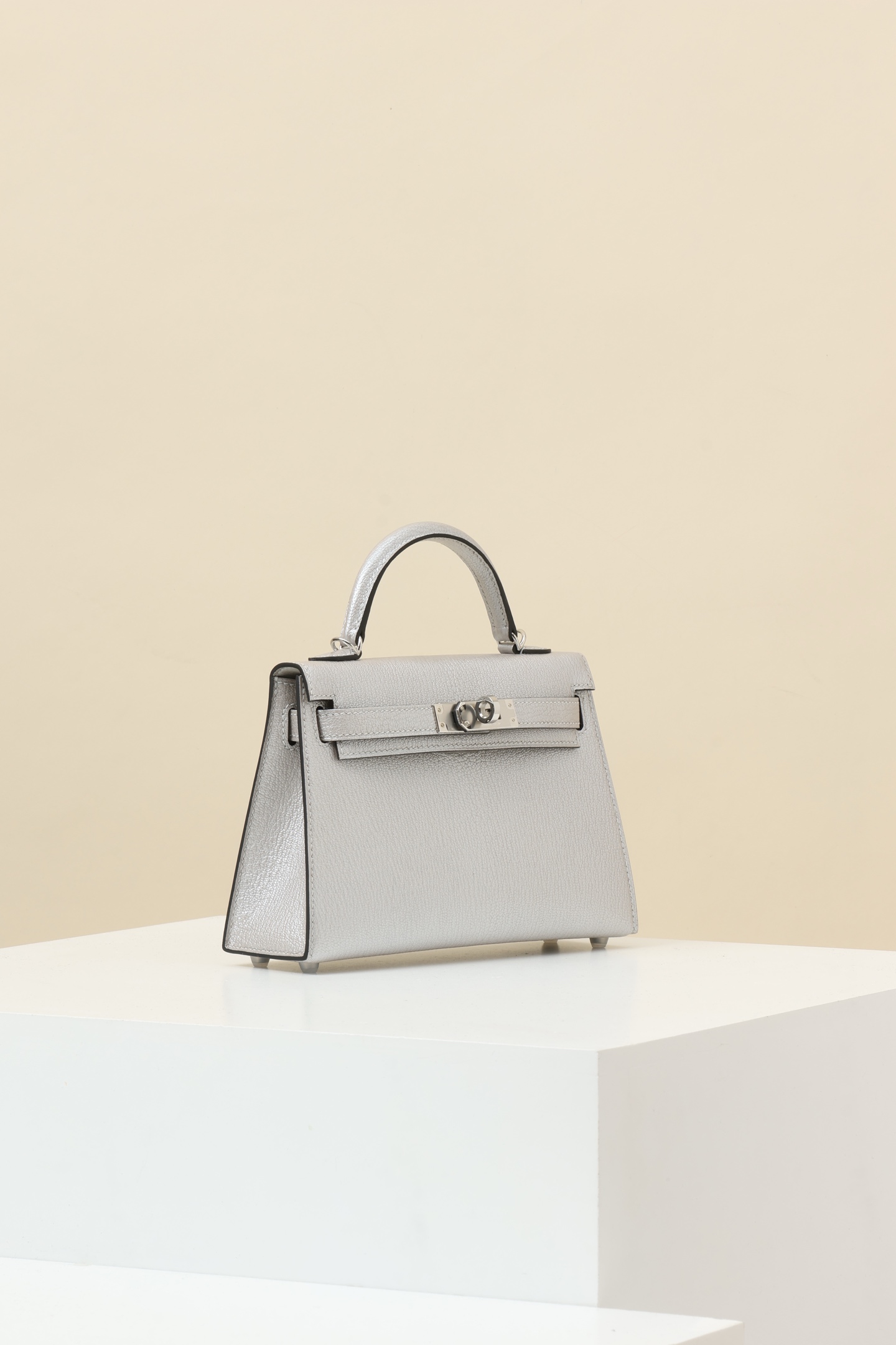 【 Special Order 】 KellyMini2 05 Olympic Silver/Sheepskin/PHW - 图片 3