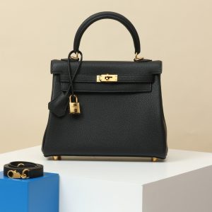 【 Special Order 】 Kelly25  CK89 Black/Togo leather/PHG