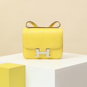 【 Special Order 】Constance19    M9 Calendula Yellow/Misty American Crocodile/PHW