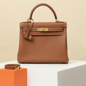 【 Special Order 】 Kelly28 CK37 Gold Brown/Togo Leather/PHG